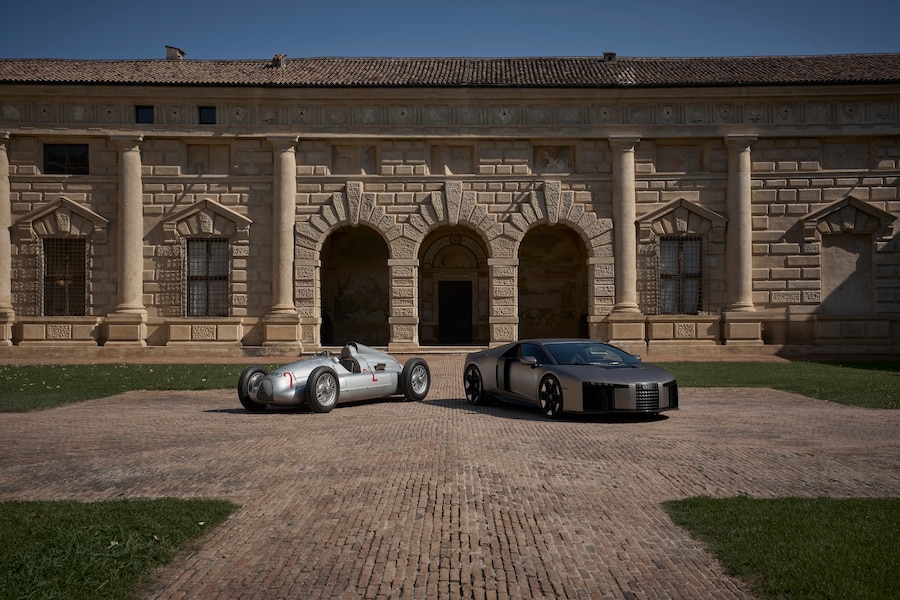 Audi Nuvolari e Auto Union Type D a Palazzo Te