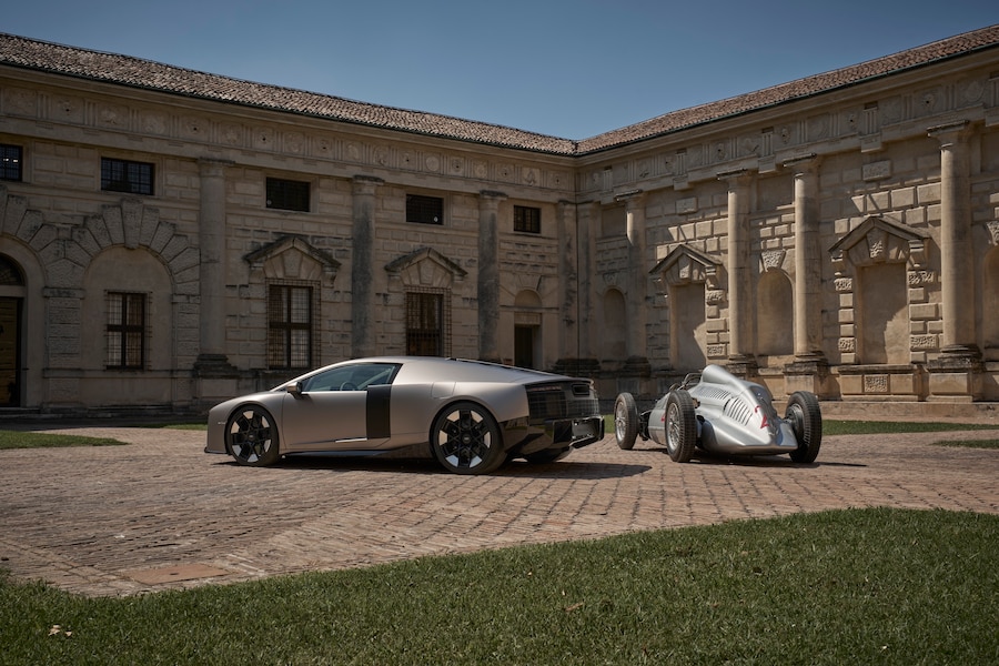 Audi Nuvolari e Auto Union Type D a Palazzo Te