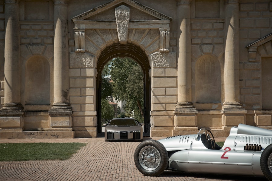 Audi Nuvolari e Auto Union Type D a Palazzo Te