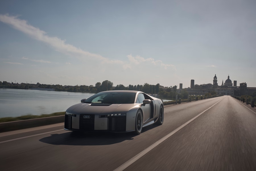 Audi Nuvolari sul ponte di San Giorgio