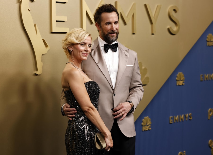 Noah Wyle e Sara Wells. (EPA)