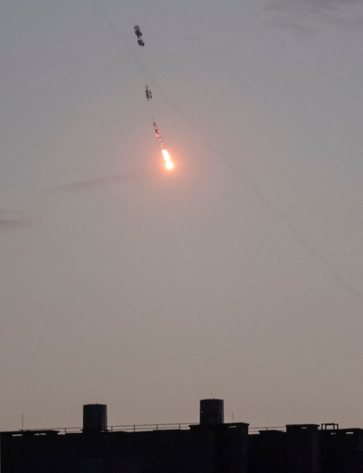 I militari ucraini hanno colpito un drone russo durante un attacco Kiev, Ucraina, il 20 settembre 2026. (REUTERS)