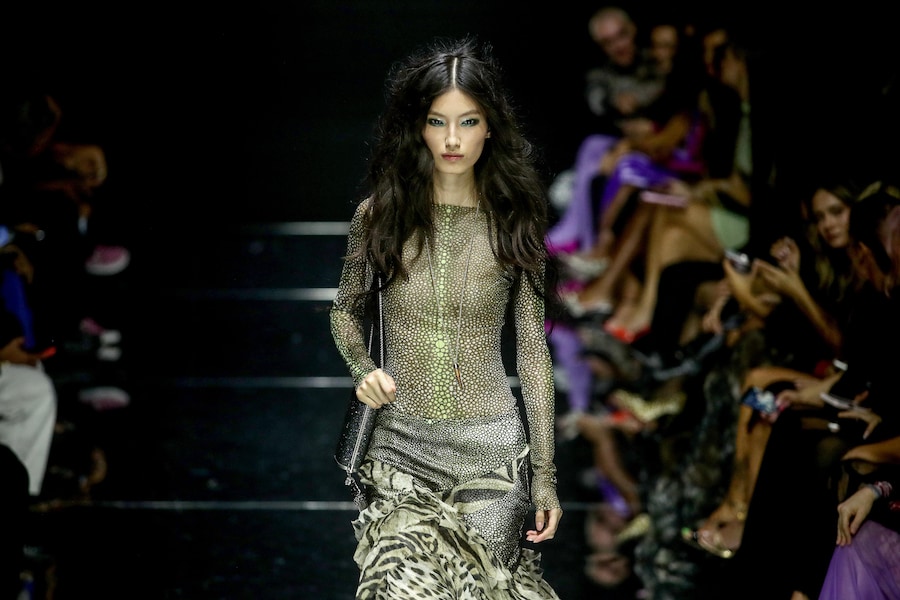Roberto Cavalli, la collezione per la PE 2027. Milano, 24 settembre 2026. (ANSA)
