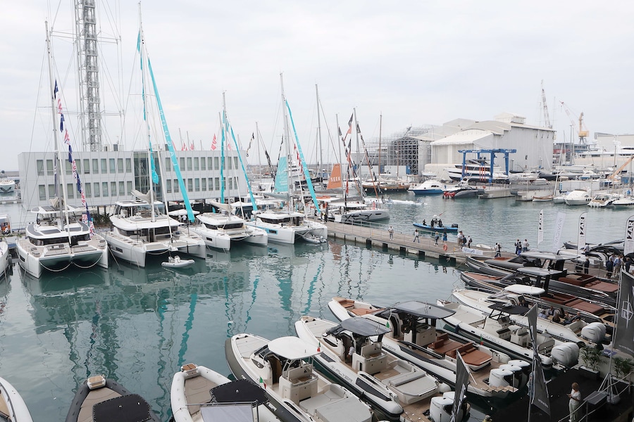 Foto IPP/ACGE Genova 01/10/2026 66° Salone Nautico nella foto: Le barche in esposizione Italy Photo Press World Copyright Genova inaugurazione 66° Salone Nautico (16878)