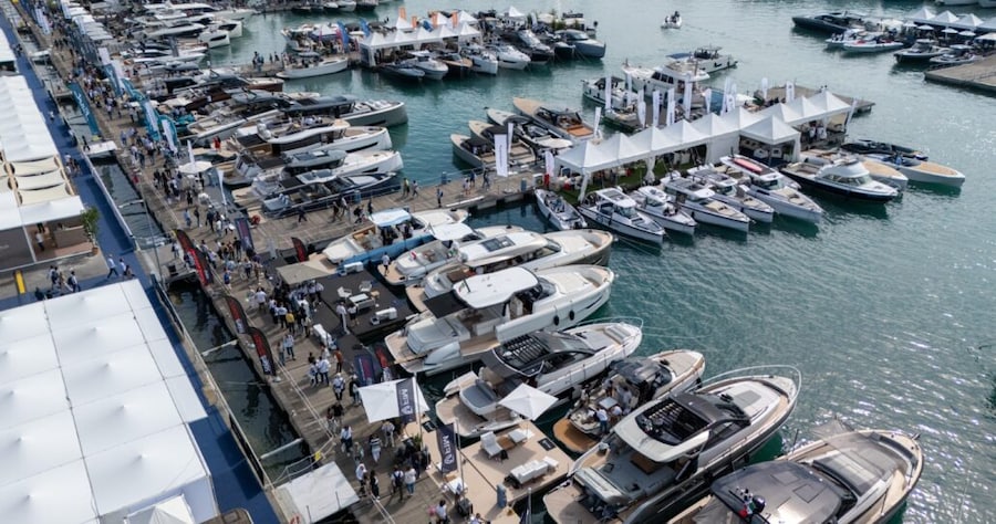 SALONE NAUTICO DI GENOVA ESPOSIZIONE IMBARCAZIONE IMBARCAZIONI BARCA BARCHE INDUSTRIA NAUTICA 2025 SALONE NAUTICO DI GENOVA - FOTO ARCHIVIO (7146)