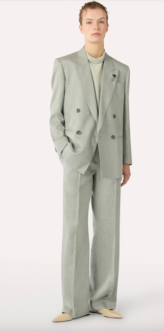 Lardini. Giacca sartoriale e pantaloni coordinati in twill di lana