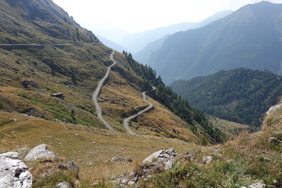 Tornanti sull’Assietta