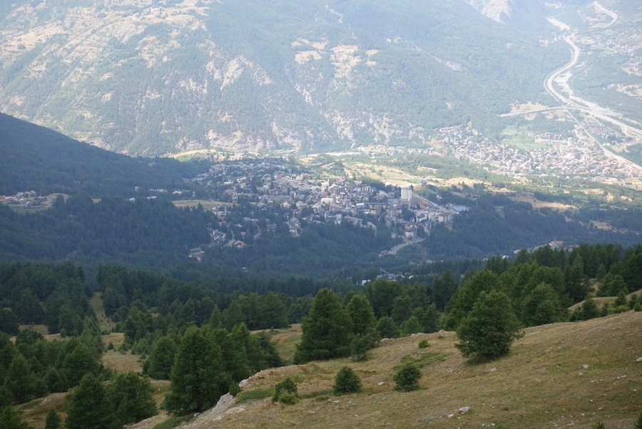 Salice d’Ulzio vista dall’Assietta