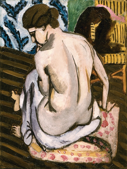 Henri Matisse Nu assis de dos 1918 Olio su tela, 62,2 x 47,1 cm Philadelphia Museum of Art: The Samuel S. White 3rd and Vera White Collection (Photograph courtesy of the Philadelphia Museum of Art.096.tif)