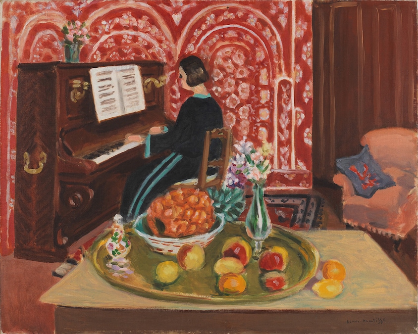 Henri Matisse Pianiste à la nature morte 1923 Olio su tela, 65 x 81,5 cm Kunstmuseum Bern, Legats Georges F. Keller (Credito foto: Kunstmuseum Bern)