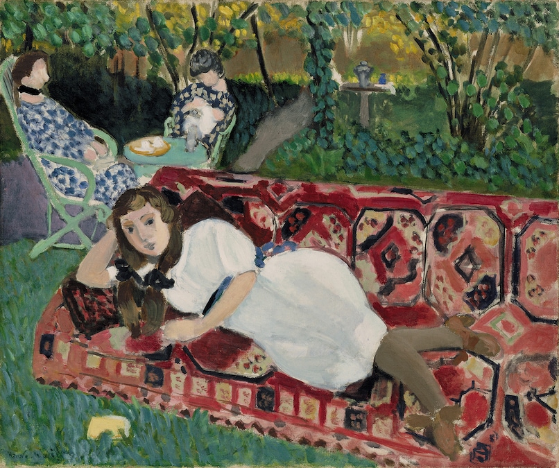 Henri Matisse Jeunes filles au jardin 1919 Olio su tela 54,5 x 65 cm Musée des beaux-arts La Chaux-de-Fonds - LA CHAUX-DE-FONDS