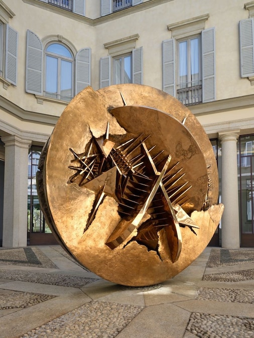 Arnaldo Pomodoro. Una vita, Gallerie d’Italia – Milano, Museo di IntesaSanpaolo, 2026Foto: Agostino Osio – Alto Piano Studio. Courtesy Fondazione ArnaldoPomodoro e Intesa Sanpaolo