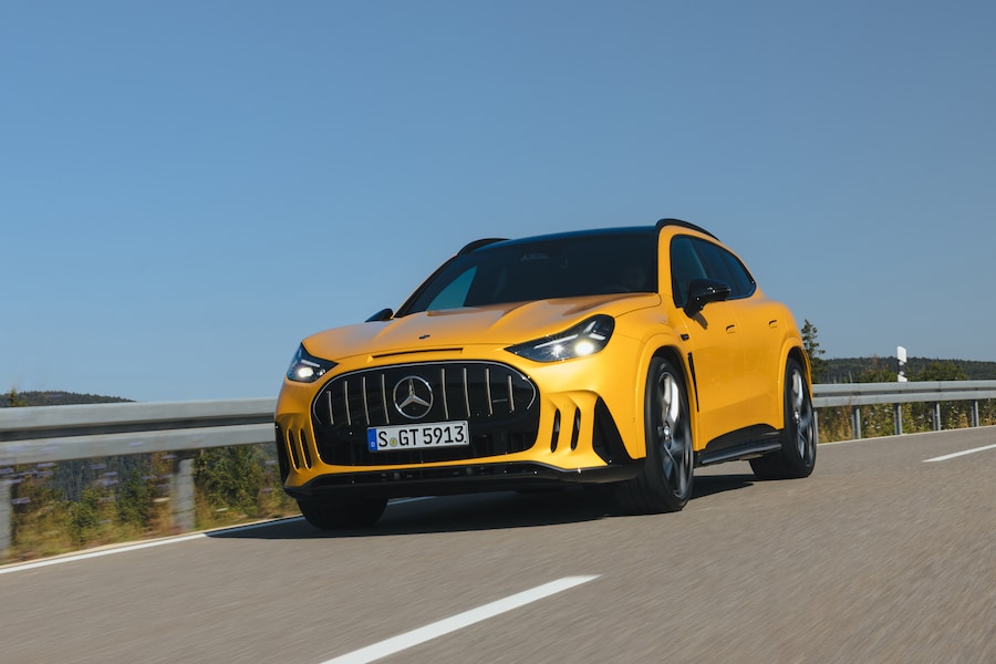 Der neue Mercedes-AMG GT SUV, Affalterbach, 2026. Mercedes-AMG GT 63 SUV | Energieverbrauch kombiniert 23,8-21,2 kWh/100 km | CO2 Emissionen kombiniert 0 g/km | CO2-Klasse: A // The all-new Mercedes-AMG GT SUV, Affalterbach, 2026. Mercedes-AMG GT 63 SUV | Combined energy consumption 23.8-21.2 kWh/100 km | Combined CO₂ emissions 0 g/km | CO₂ class: A