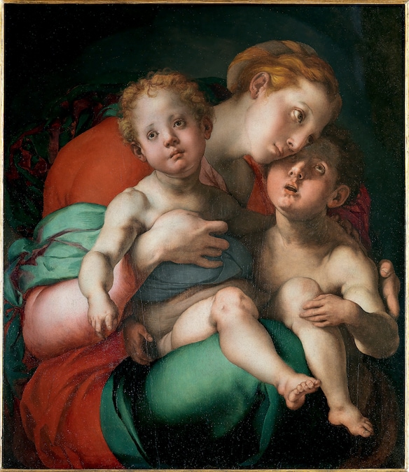 Pontormo (Jacopo da Pontormo) Madonna col bambino e san Giovannino, 1529-1530 ca. olio su tavola, 89 × 74 cm Firenze, Gallerie degli Uffizi Per gentile concessione del Ministero della Cultura / Gabinetto Fotografico delle Gallerie degli Uffizi, Firenze