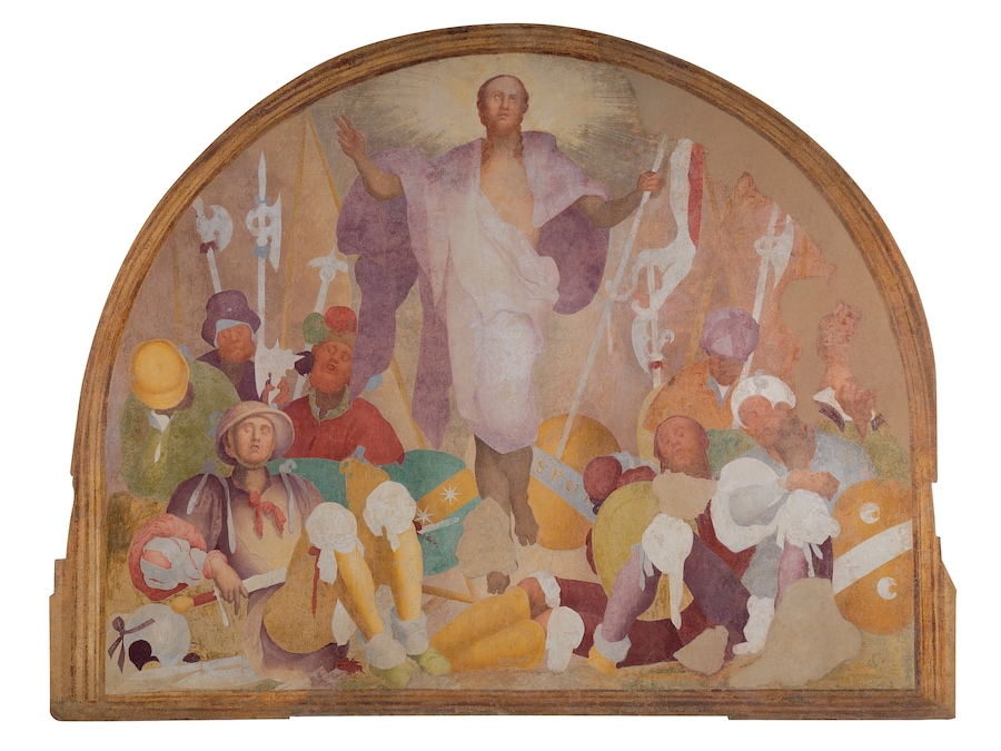 Pontormo (Jacopo da Pontormo) Resurrezione, 1523-1525 affresco staccato, 252 × 325 cm Firenze, Certosa di San Lorenzo al Galluzzo Per gentile concessione dell’Arcidiocesi di Firenze Foto: Ottaviano Caruso