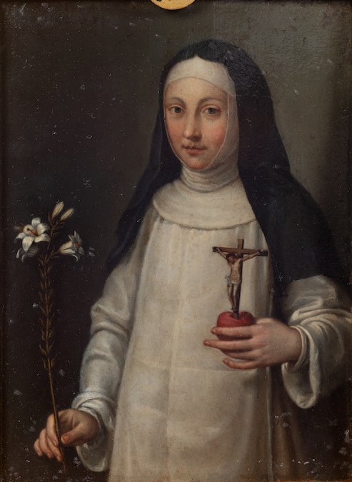 Elena Anguissola, Portrait of Elena Anguissola as the Blessed Osanna Andreasi, 1555–1558 © Galleria Borghese. Photo by Mauro Coen.