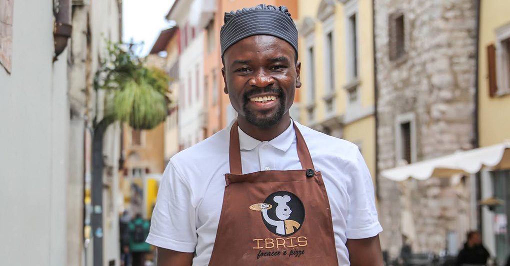 Ibrahim Songne. La pizza è una questione di cuore