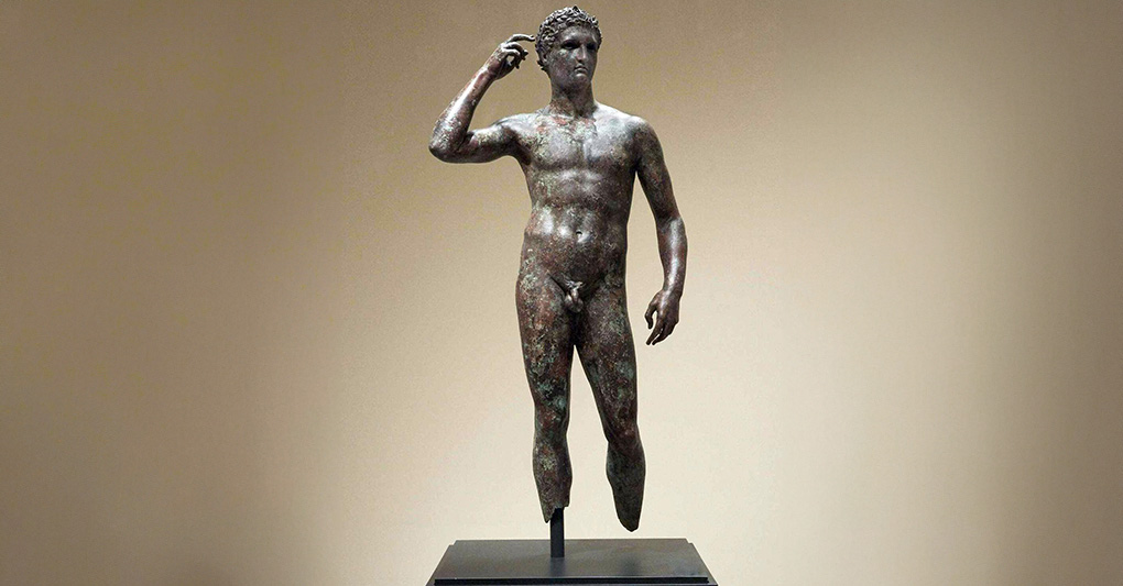 Corte Strasburgo, il Getty restituisca all'Italia la statua greca dell'Atleta di Lisippo