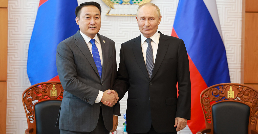 La Mongolia accoglie Vladimir Putin