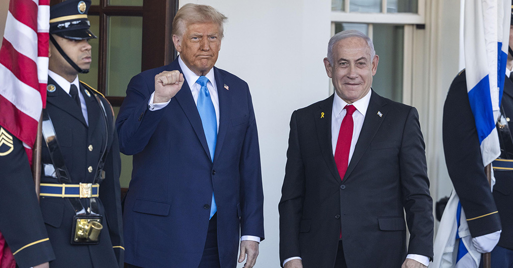 Netanyahu alla corte di Trump