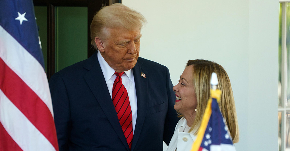 Meloni da Trump: si accorciano le distanze