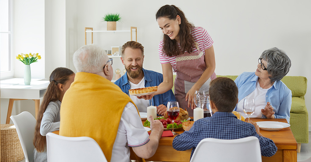 Il buonumore si serve a tavola