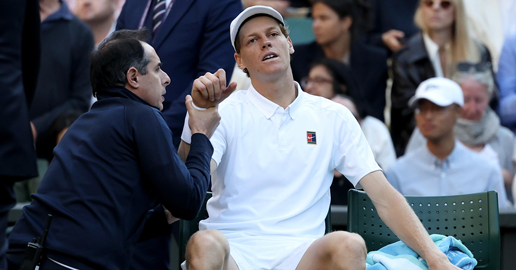 Sinner: un gomito in dubbio