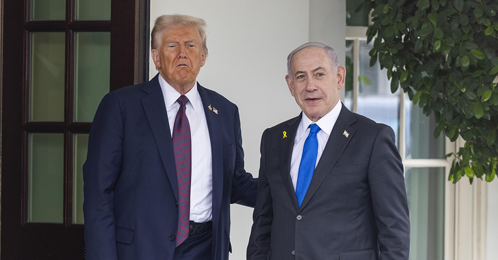È il giorno di Trump e Netanyahu: 21 punti per la pace