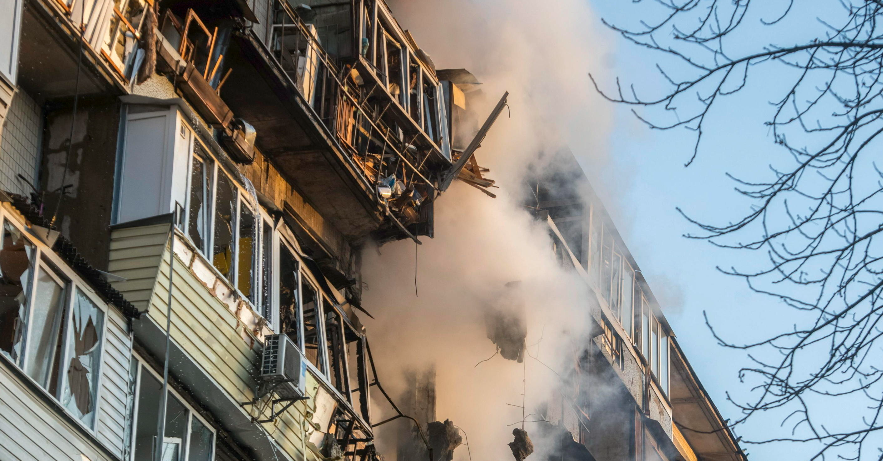 Missili e droni su Kyiv