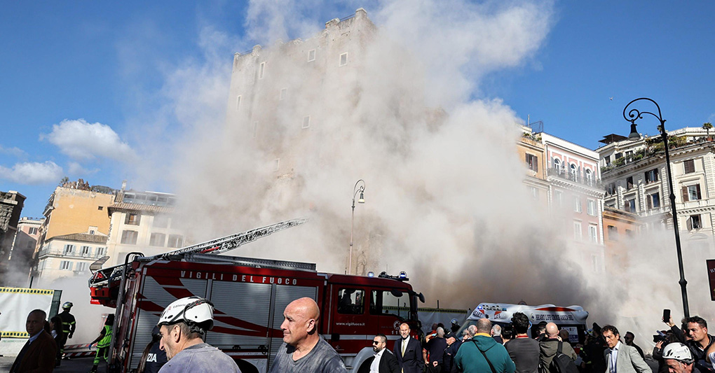 Crolla la Torre dei Conti, Mosca ironizza - D’Alema, la Russia e la Cina