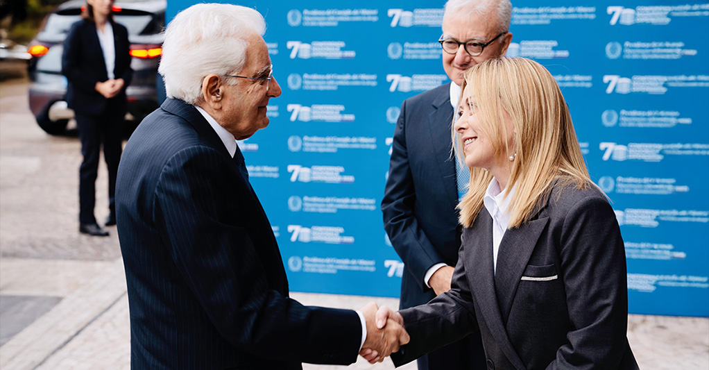 Meloni al Colle: "Sintonia con Mattarella"