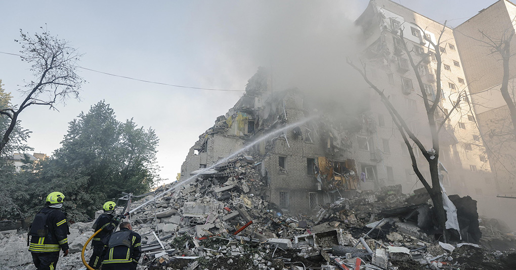 Missili e droni su Kyiv: l’attacco più massiccio