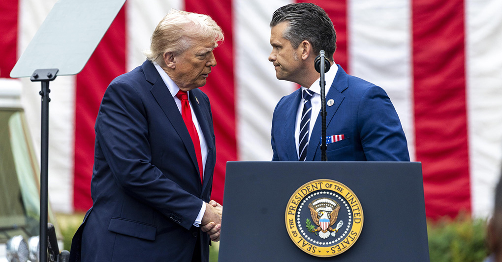 Trump fa la rockstar, Hegseth l'opossum episode artwork