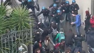 Pisa, scontri tra studenti e polizia alla manifestazione per la ...