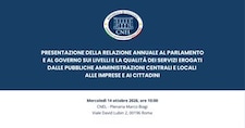 PRESENTAZIONE DELLA RELAZIONE CNEL SUI SERVIZI PUBBLICI