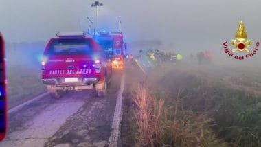 Bus Di Linea Esce Di Strada E Si Ribalta Feriti Nel Pavese Il