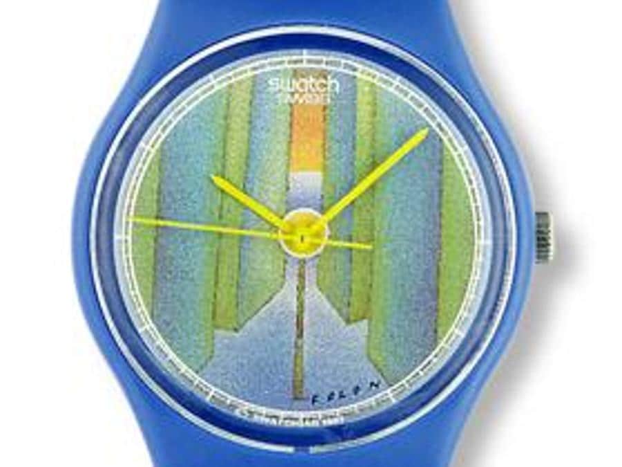 Jean Michel Folon, “Le temps”, 1987