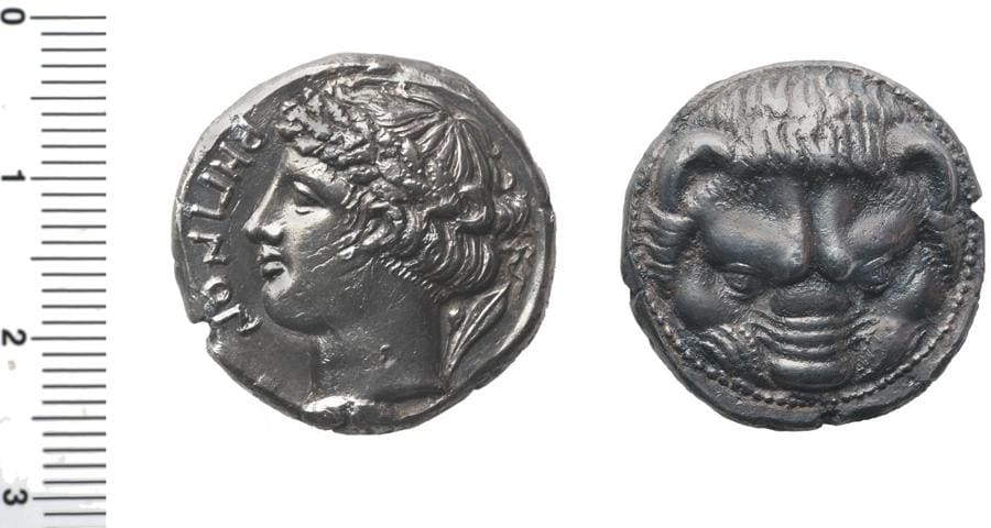 MArRC Tetradramma di Reggio fine V – inizi IV sec. a.C.