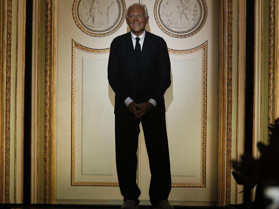 Giorgio Armani. (AP Photo/Thibault Camus)