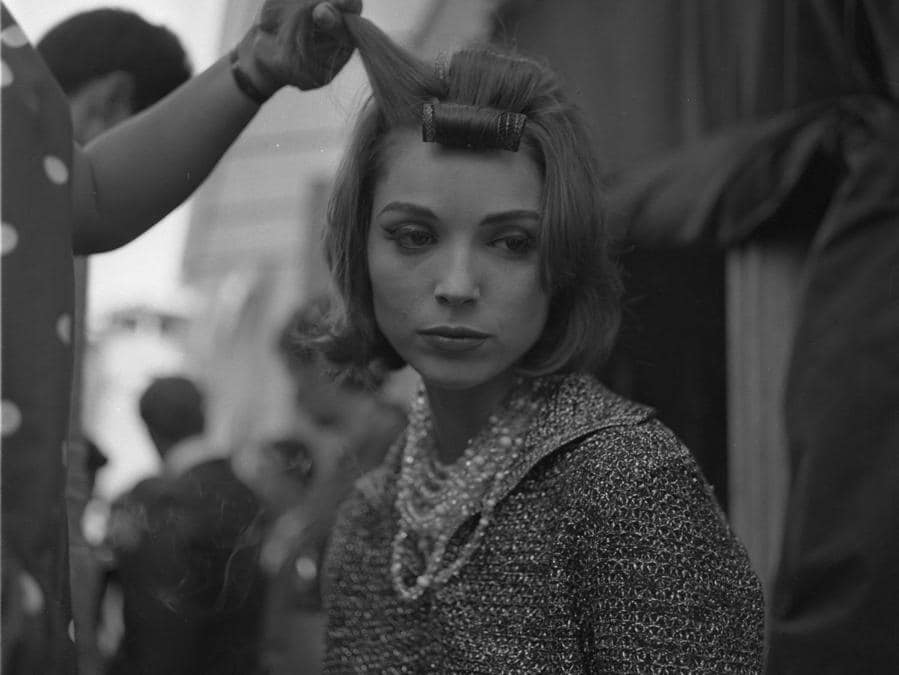 Elsa Martinelli durante le riprese del film 'Un amore a Roma', 1960. (ANSA)