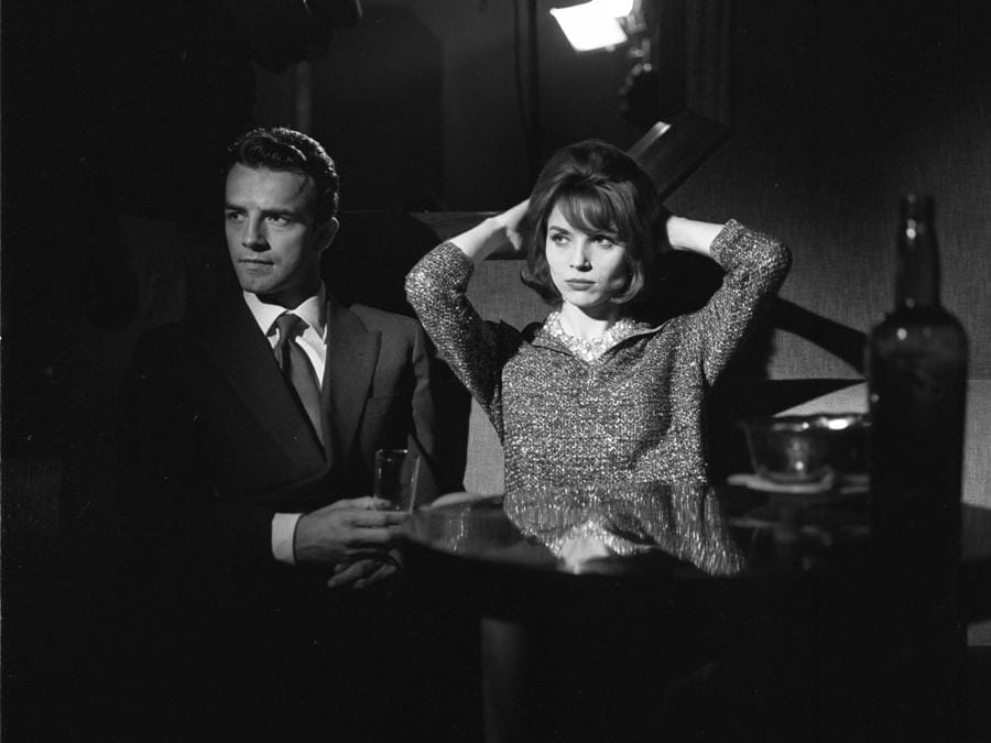 Elsa Martinelli e Peter Baldwin durante le riprese del film 'Un amore a Roma', 1960. (ANSA)