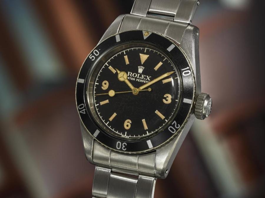 Rolex, ‘Submariner Big Crown', 1954. Stima: $250,000 – 500,000