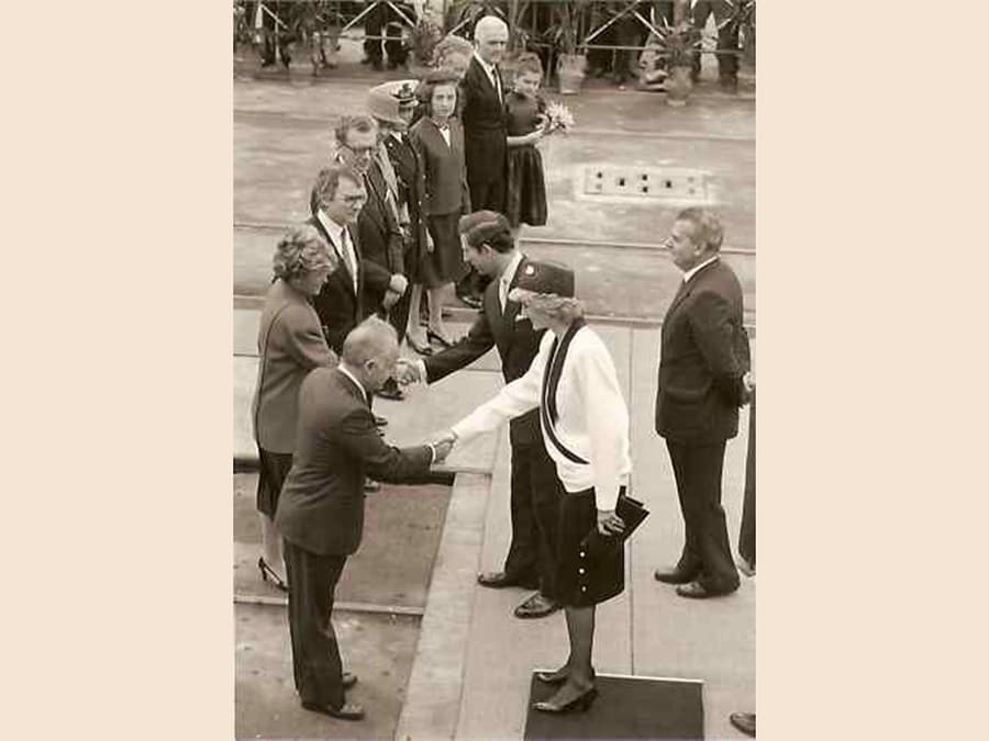 Il principe Carlo con Diana 