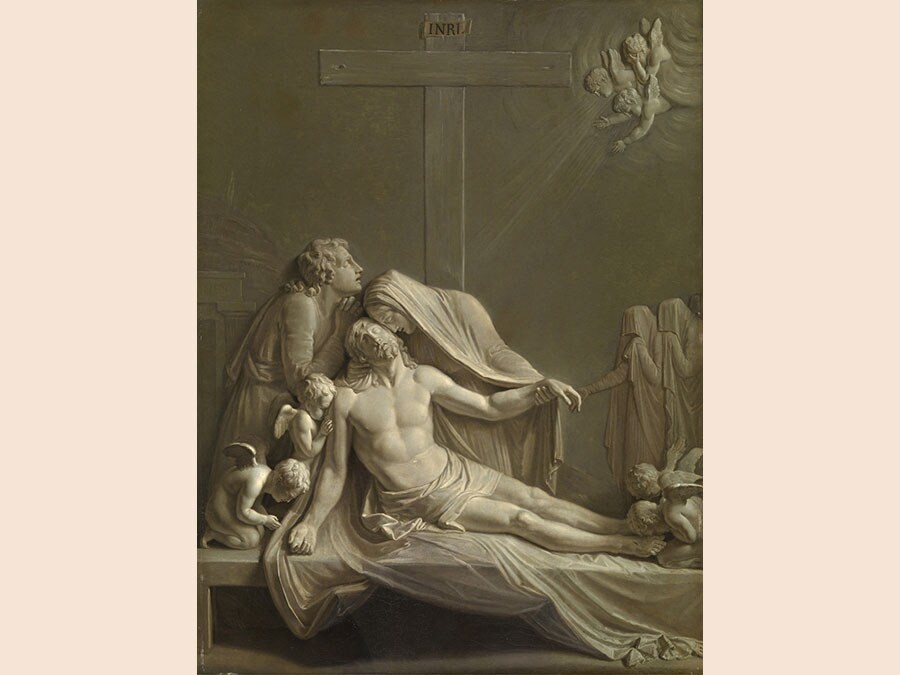 Bernardino Nocchi after Antonio Canova. Deposition, 1800. Oil on canvas, 88 × 65.5 cm. The Art Institute of Chicago. Restricted gift of Scott, Lynda, Jonathan, and Lindsey Canel, 2013.57. © The Art Institute of Chicago / Art Resource / Scala, Florence
