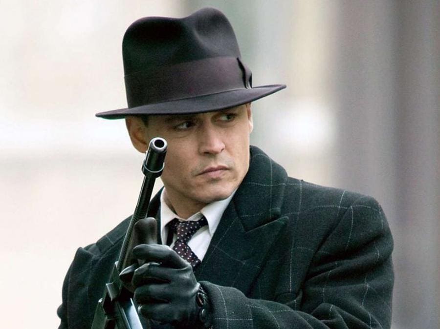Johnny Depp in “Nemico Pubblico”, film del 2009 di Michael Mann