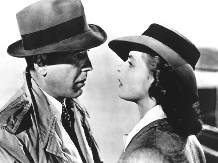 Humprey Bogart e Ingrid Bergman in “Casablanca” (1940)