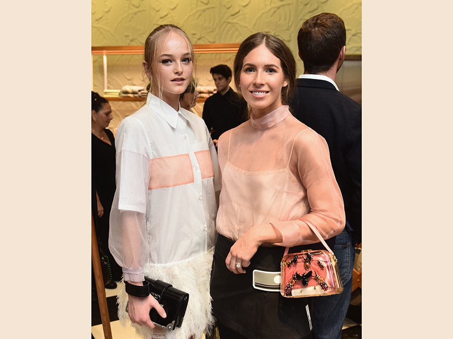 Jean Campbell e Colby Mugrabi (Photo by Jared Siskin/Getty Images for Prada)