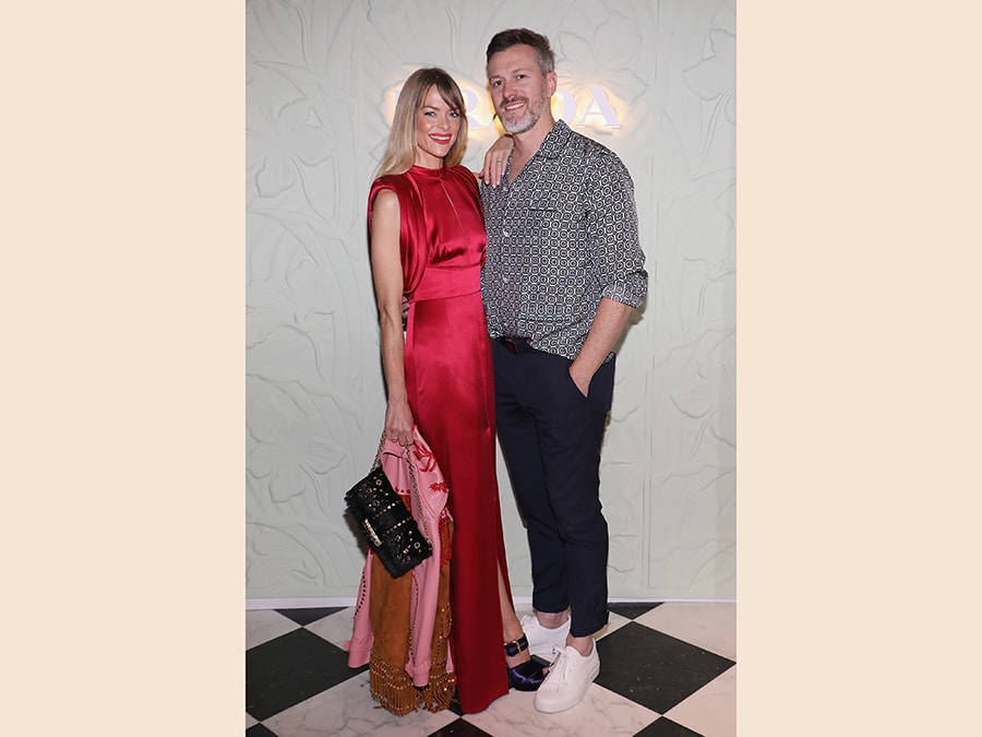 Jaime King e Kyle Newman (Photo by Alexander Tamargo/Getty Images for Prada)
