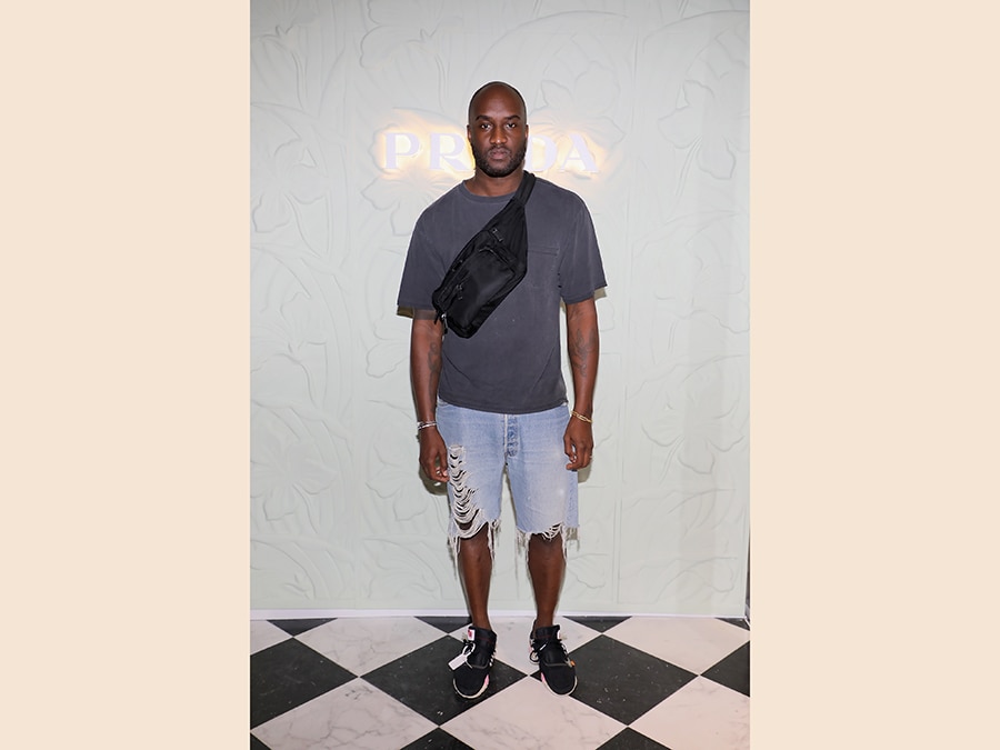 Virgil Abloh (Photo by Alexander Tamargo/Getty Images for Prada) *** Local Caption *** Virgil Abloh