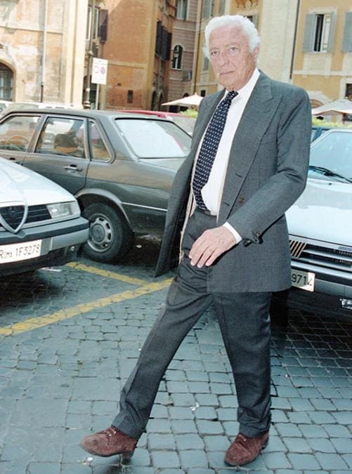 Gianni Agnelli in una foto del 1993 (ANSA)